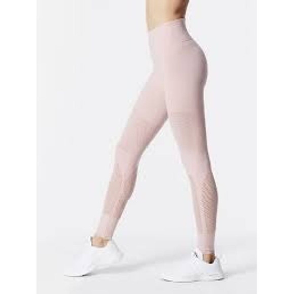 Free People Pants - Free People High Waisted Sculpt Mesh Legging Pink Medium